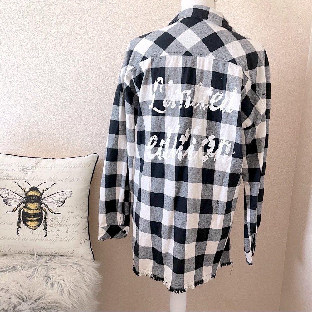 Mustard Seed limited edition buffalo plaid flannel